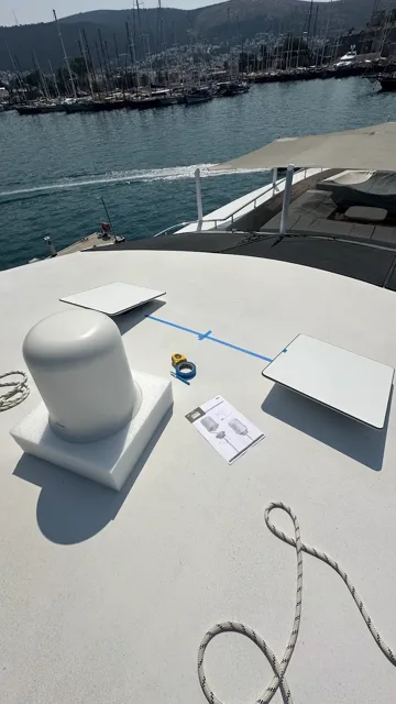 Dome Pro LR — area di installazione sul ponte