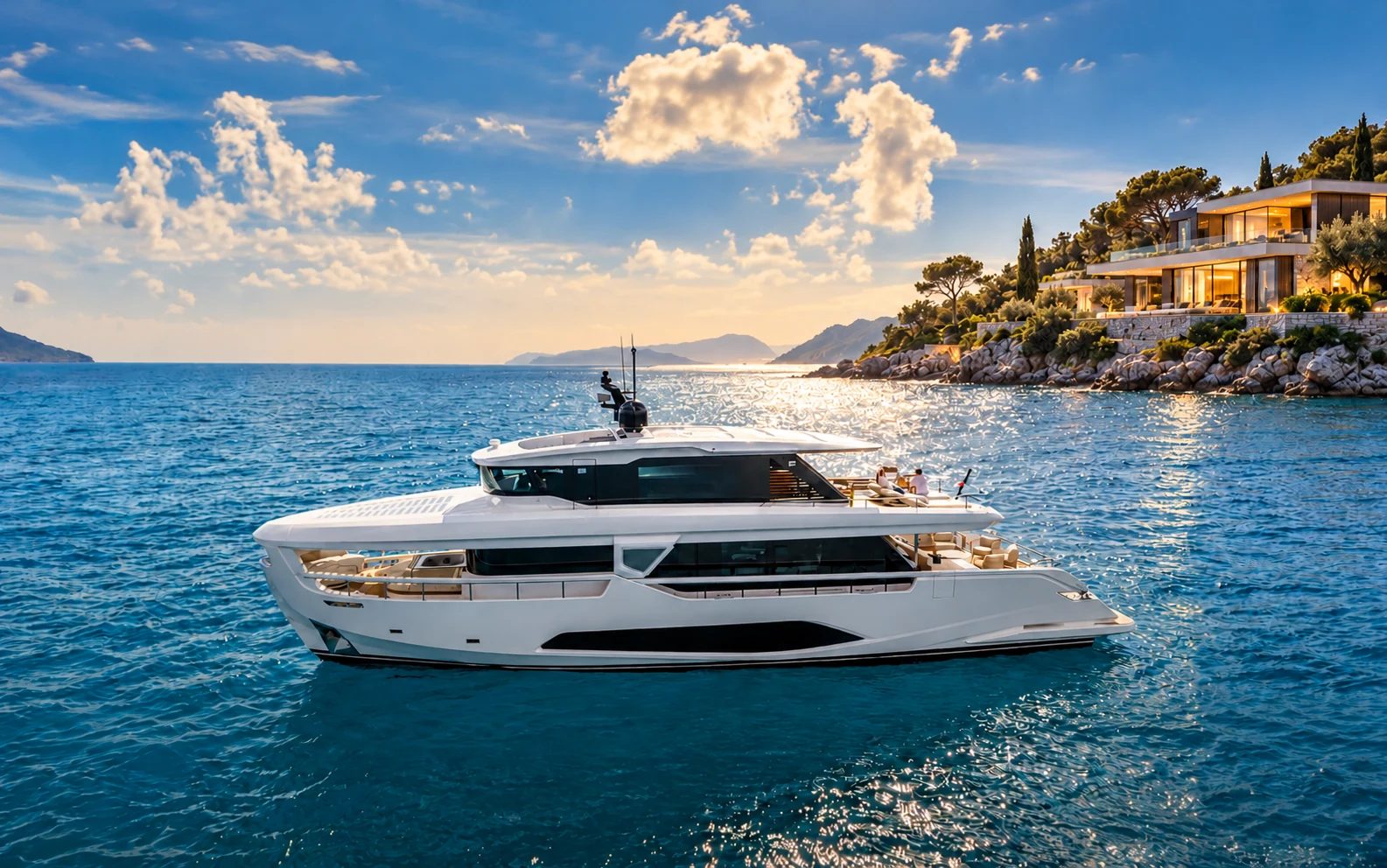 Luxury yacht and coastal residence — Promarin technology concept
